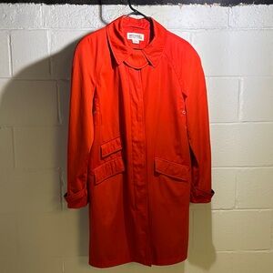 Michael Kors Orange Trench Coat.